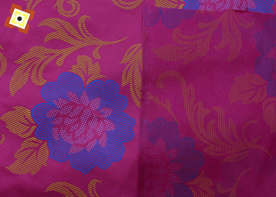 Bronzant la chaîne 100% de polyester de tissu de laine d'au sol de poudre a tricoté imprimé