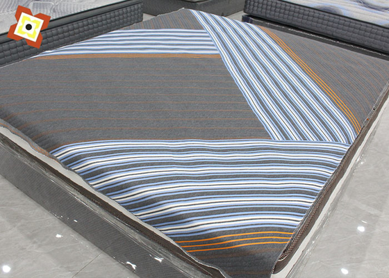 La fibre a tricoté le tissu de matelas de jacquard piqué par tissu en bambou de polyester