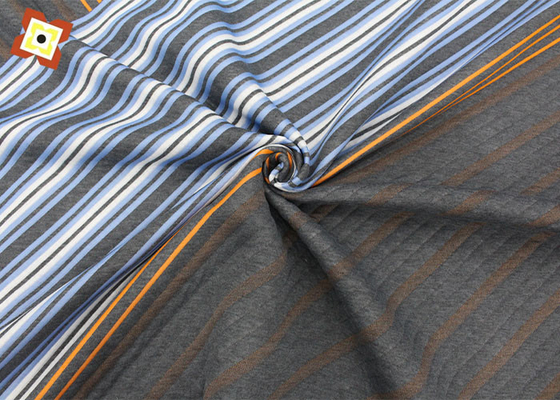 La fibre a tricoté le tissu de matelas de jacquard piqué par tissu en bambou de polyester