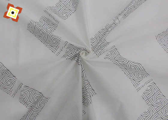 La chaîne imprimée par couleur de tissu de protecteur de matelas de Pengji de polyester a tricoté