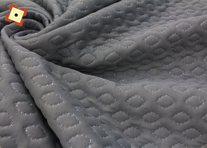 L'or et l'argent refroidissent la taie d'oreiller en bambou en soie Graphene matériel de matelas de mémoire de tissu de fibre